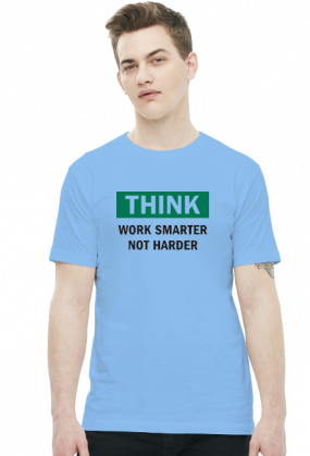 Work Smart Not Hard v4 (t-shirt) ciemna grafika