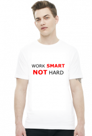 Work Smart Not Hard v6 (t-shirt) ciemna grafika