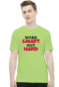 Work Smart Not Hard v7 (t-shirt) ciemna grafika