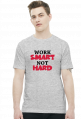 Work Smart Not Hard v7 (t-shirt) ciemna grafika