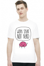 Work Smart Not Hard v8 (t-shirt) ciemna grafika