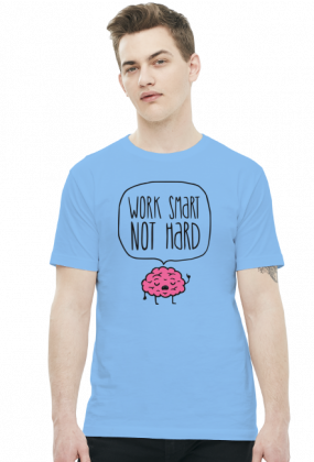 Work Smart Not Hard v8 (t-shirt) ciemna grafika