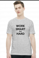 Work Smart Not Hard v9 (t-shirt) ciemna grafika