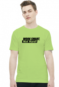 Work Smart Not Hard v10 (t-shirt) ciemna grafika