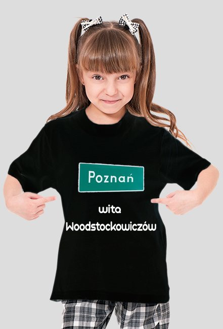 t-shirt dla dziewczynki Poznań wita