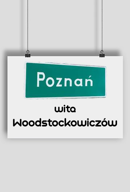 Plakat Poznań wita