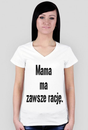Mama ma zawsze rację - dekolt