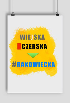 Prawicowy plakat - pionowy