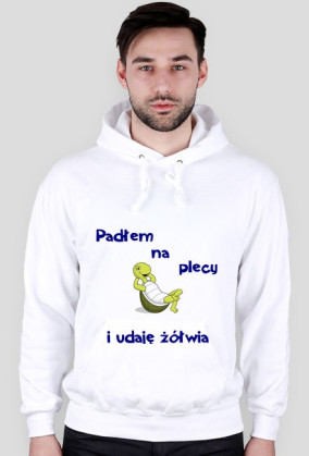 Padłem na plecy