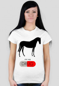 Horses t-shirt damski