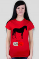 Horses t-shirt damski