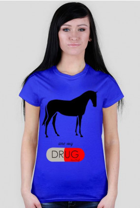 Horses t-shirt damski