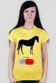 Horses t-shirt damski