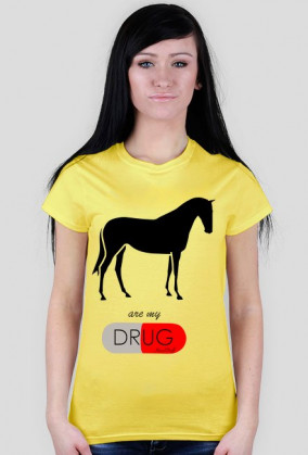 Horses t-shirt damski