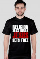RELIGION vs JESUS Black