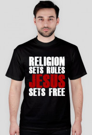 RELIGION vs JESUS Black