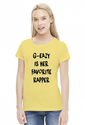 G Eazy is her favorite Rapper GIRL