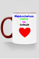Najukochańsza mama na świecie (kubek) czerwone serce