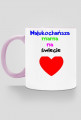 Najukochańsza mama na świecie (kubek) czerwone serce