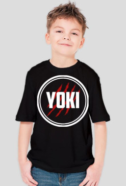Czarna Koszulka "YOKI ADVENTURE "
