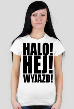 Koszulka "Halo" Basic white Damska