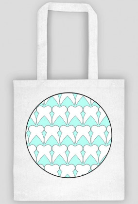 Zęby w kole (błękitne)