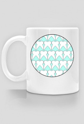 Zęby w kole (błękitne)