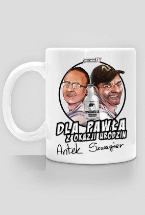 Kubek Pawła z podpisami