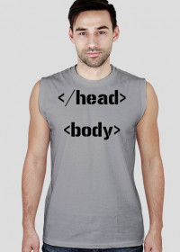 Koszulka bez rękawów HTML