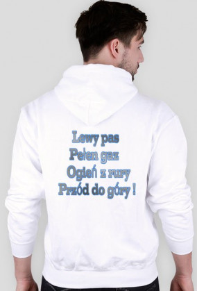 Bluza Lewy pas pełen ! Biała bluza M