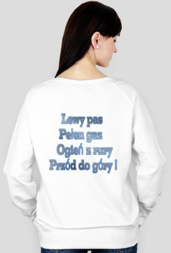 Lewy pas ! Bluza biała G