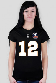 koszulka damska Player black