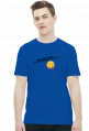 Nie jestem leniwy, jestem energooszczędny (t-shirt) ciemna grafika