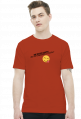 Nie jestem leniwy, jestem energooszczędny (t-shirt) ciemna grafika