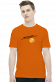 Nie jestem leniwy, jestem energooszczędny (t-shirt) ciemna grafika