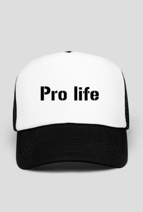 Czapka Pro life Czarna