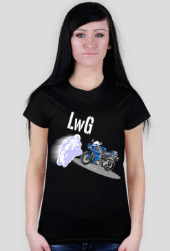 LwG plus Moto Czarna Koszulka G