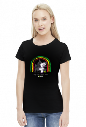 Koszulka damska -Reggae. Pada