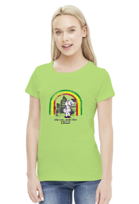 Koszulka damska -Reggae. Pada