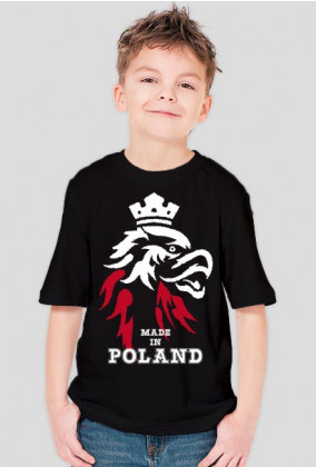 Koszulka dla chłopca - Polska. Pada