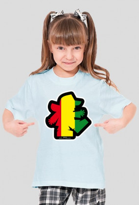 Koszulka dla dziewczynki - Reggae. Pada