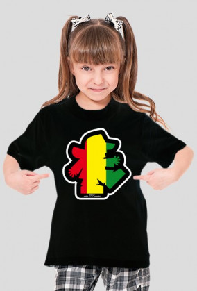 Koszulka dla dziewczynki - Reggae. Pada