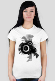 koszulka muzyka Damska