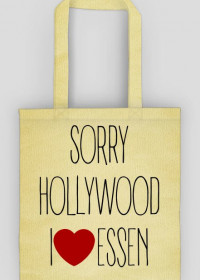 Sorry Hollywood I Love Essen (torba) ciemna grafika