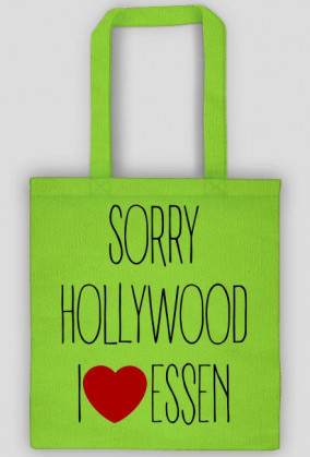 Sorry Hollywood I Love Essen (torba) ciemna grafika
