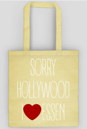 Sorry Hollywood I Love Essen (torba) jasna grafika