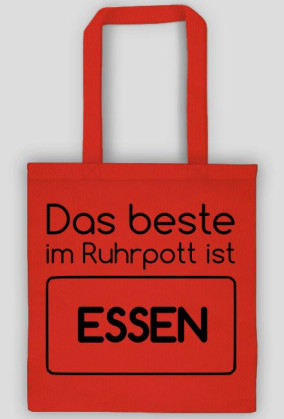 Das beste im Ruhrpott ist ESSEN (torba) ciemna grafika
