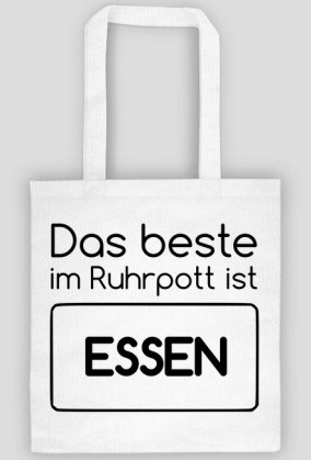Das beste im Ruhrpott ist ESSEN (torba) ciemna grafika