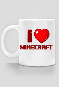 I Love Minecraft - Kubek