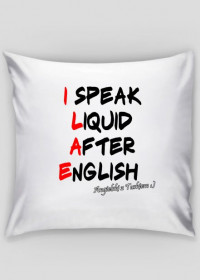 Poduszka "Mówię płynnie po angielsku"